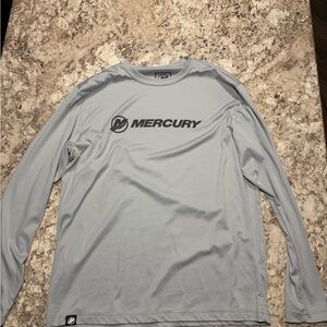 Mercury Gray Sun Long Sleeve Tee
